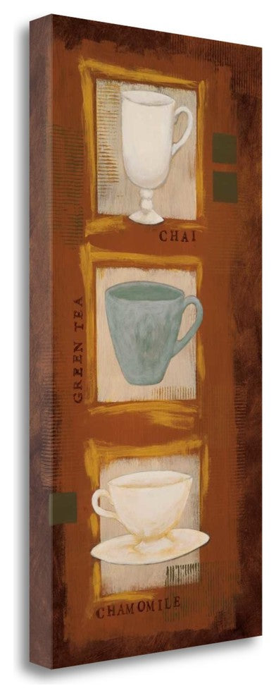 "Tea Time" By Rita Vindedzis, Giclee Print on Gallery Wrap Canvas, Ready to Hang