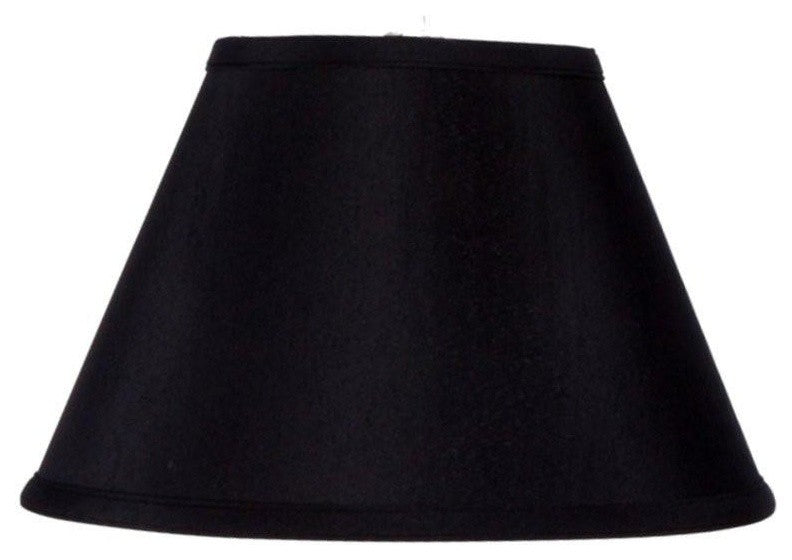 Empire Style 12" Washer Lampshade Replacement, Black
