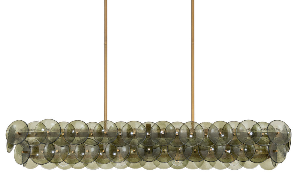 Maxim 21826 Loren 4 Light 54"W Linear Pendant - Weathered Brass