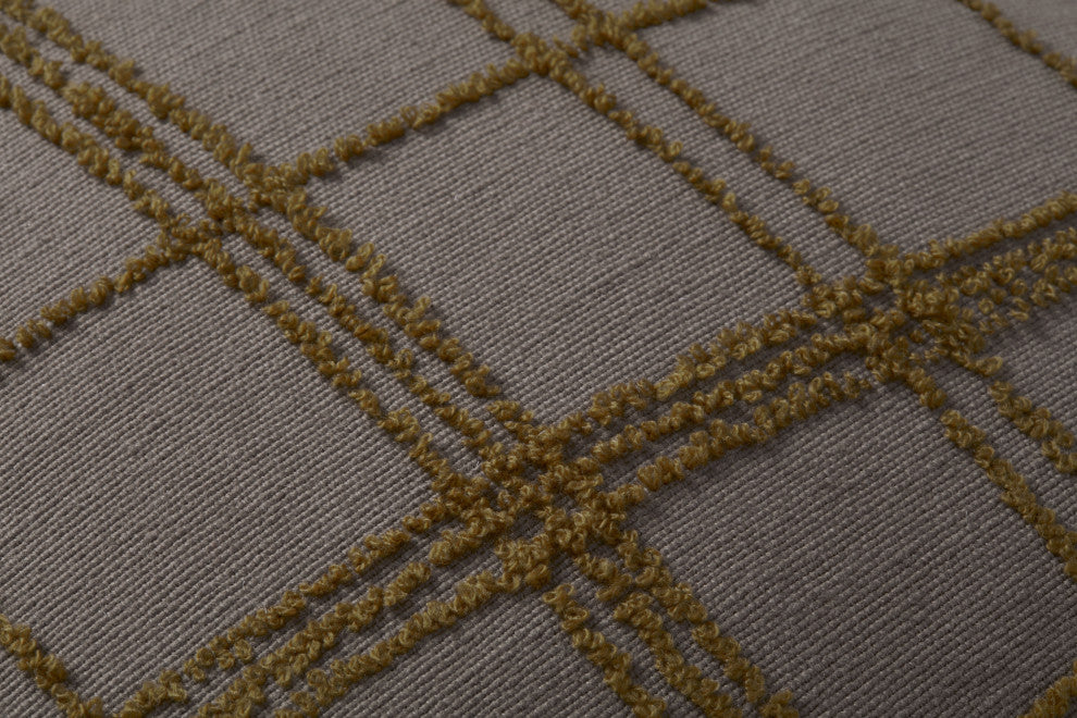 Jean Stoffer x Loloi Edward Charcoal / Olive 18'' x 18'' Cover WithDown Pillow