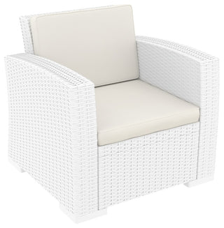 Compamia Monaco 4-Piece 5-Person Patio Seating Set, White
