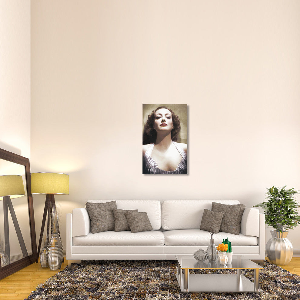 "Joan Crawford" Stretched Canvas Giclee by Hollywood Photo Archive, 26x40"
