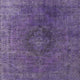 Ahgly Company Indoor Square Mid-Century Modern Area Rugs, 7' Square