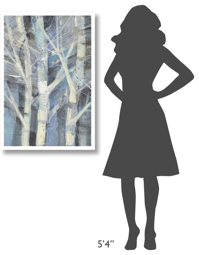 "Winter Birches I" Digital Paper Print by Albena Hristova, 26"x38"