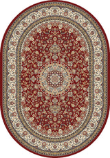Ancient Garden Rug, 5'3"X7'7" Oval