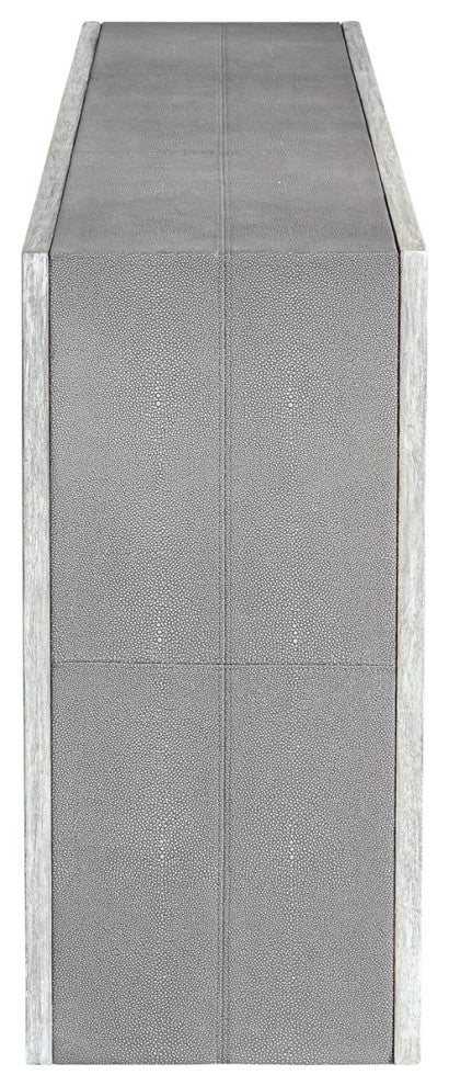 Uttermost Aerina Aged Gray Console Table 25483