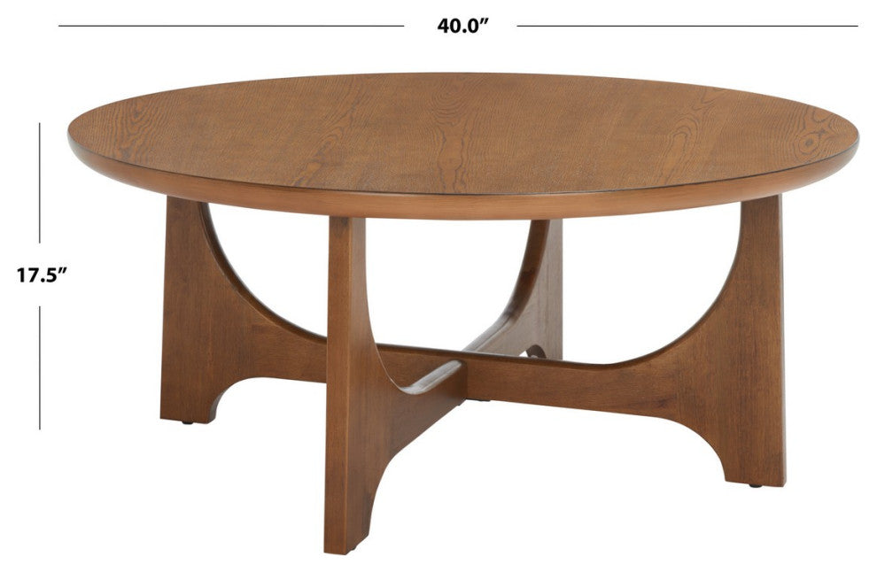 Safavieh Couture Sasha Wood Coffee Table, Medium Oak