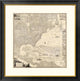 "Composite: British Empire in America, 1733"  by Henry Popple, 32x32"