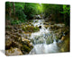 "Natural Spring Waterfall" Canvas Print