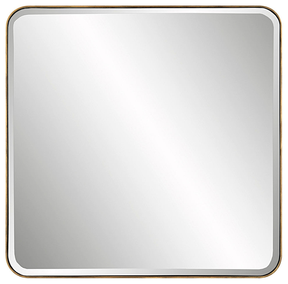 Uttermost Hampshire Square Gold Mirror