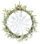 Mini Wreath With Snowflake, 6-Piece Set