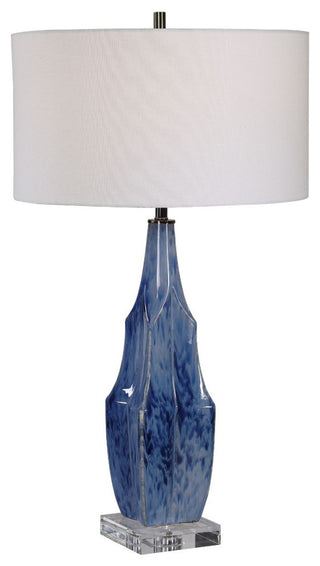 Uttermost Everard Blue Table Lamp