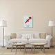 "Sagittarius Zodiac Sign Red" Fine Art Print