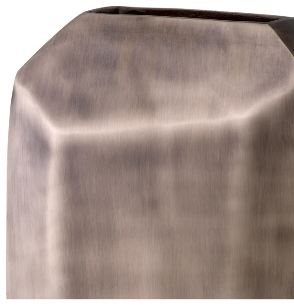 Matte Nickel Vase | Eichholtz Linos, Large