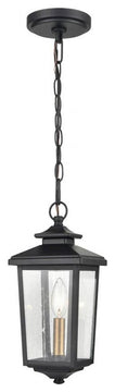 Millennium Eldrick 1-Light Outdoor Hanging Lantern Powder Coat Black