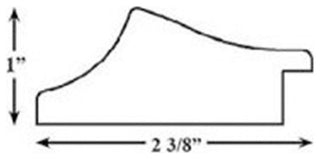 Woodford Framed Wall Mirror, Black, 26"x32"