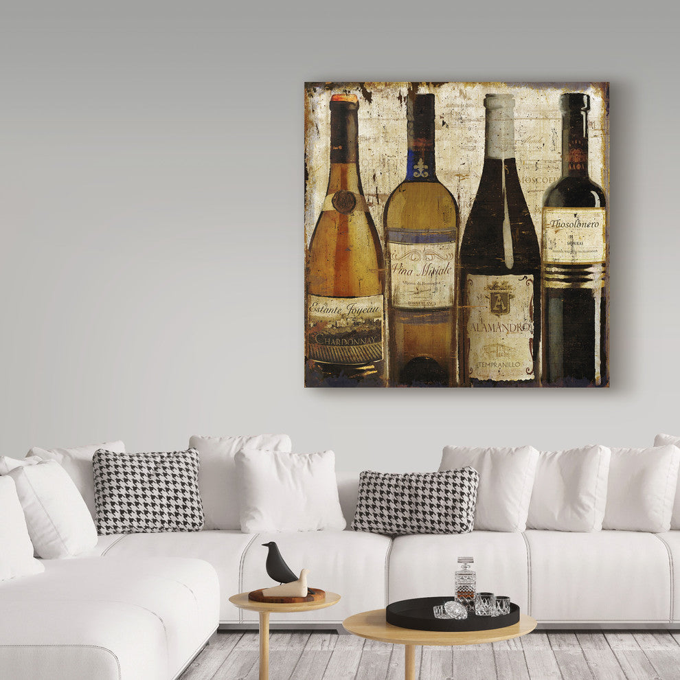 Art Licensing Studio ''Dark Wine Samples Of Europe'' Canvas Art