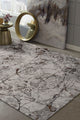 KAS Inspire 7502 Ivory/Gray Escape Area Rug, 2'2"x6'11" Runner