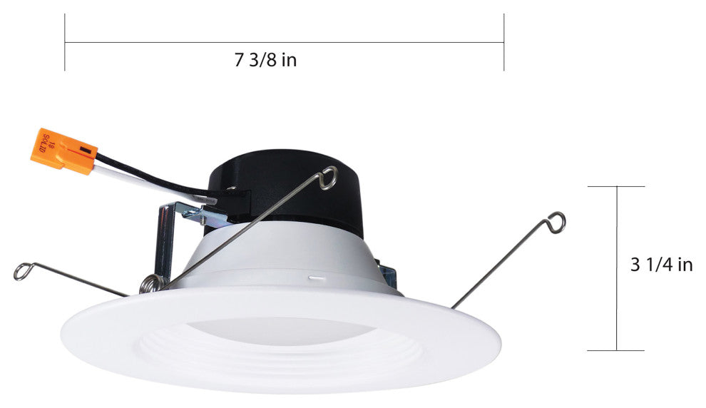9 Watt LED Downlight Retrofit - 5-6" - Adjustable Color Temperature - 120 Volt