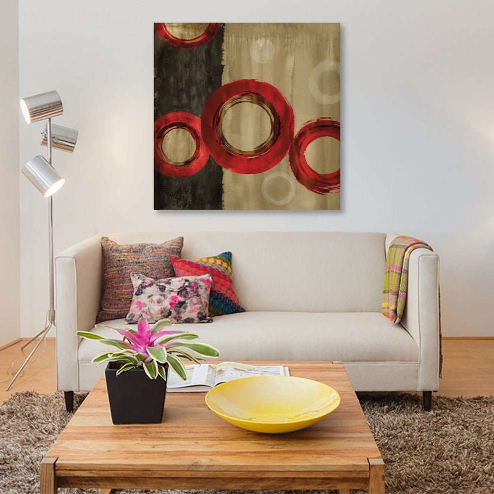 "On A Roll I" by Brent Nelson, Canvas Print, 37"x37"