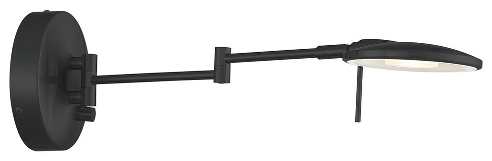 Dessau Turbo Swing-Arm Wall Lamp, Museum Black