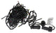 Twinkling LED Christmas Lights, Connect 24V Extension Set, Black Wire, Set of 96