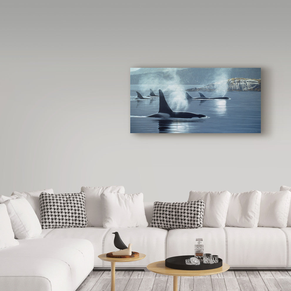 Ron Parker 'Morning Mist' Canvas Art, 47"x24"
