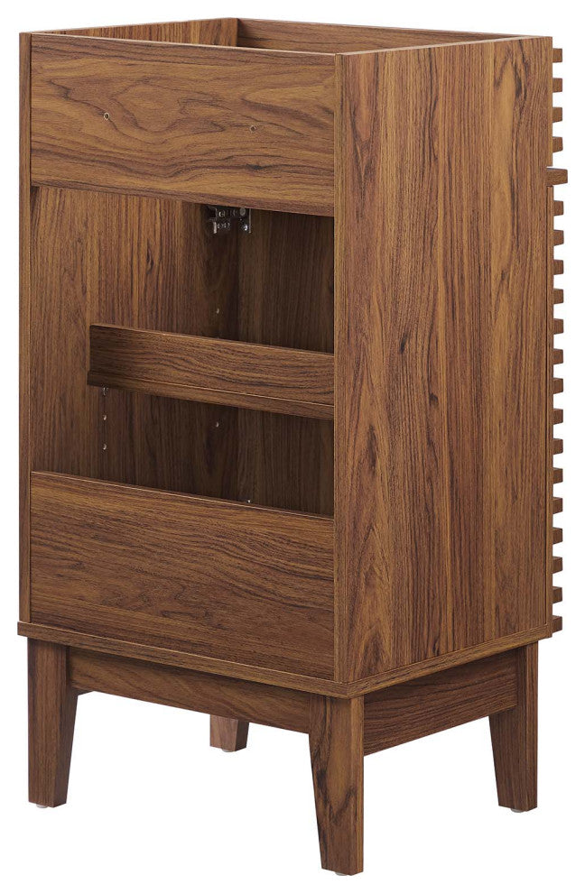 Render 18" Bathroom Vanity Cabinet, Walnut