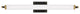 Hinkley Rollins Large Led Sconce, Black