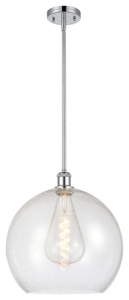Innovations 516-1S-PC-G124-14 1-Light Pendant, Polished Chrome