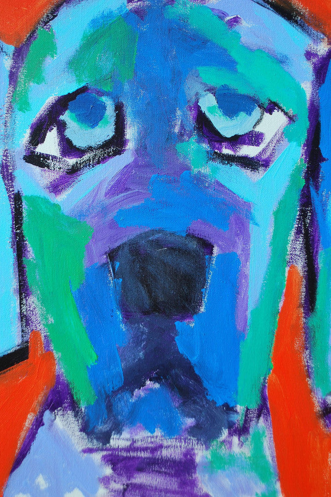 "I'm Sorry" Painting Print on Wrapped Canvas, 30"x45"