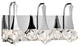 Rockne LED 3-Light Vanity, Chrome