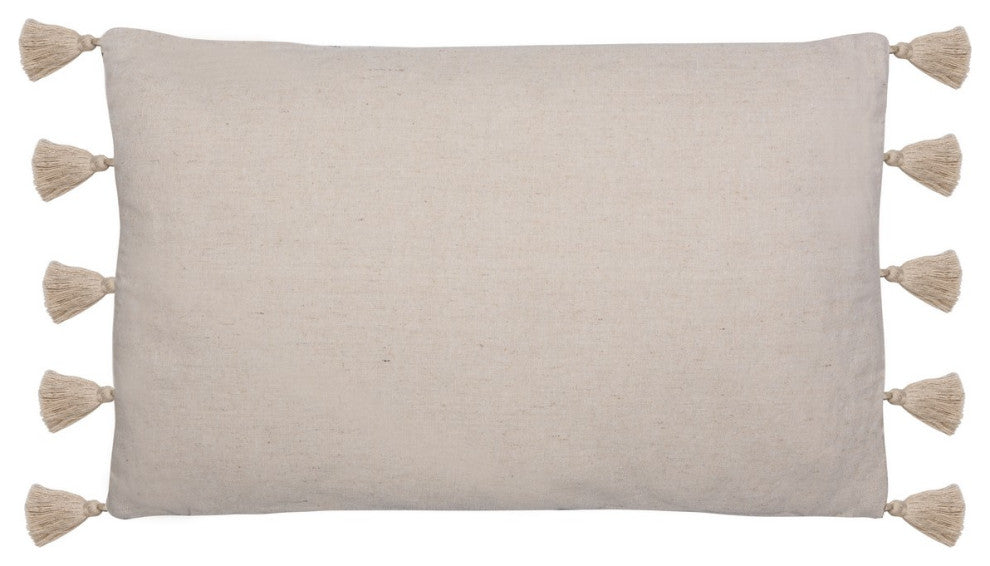 Safavieh Marcen Pillow Grey/White 20" X 12"