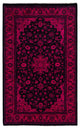 Overdyed One-of-a-Kind Hand-Knotted Area Rug Black, 3' 2" x 5' 2"