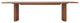 Zither 142" Dining Table, Ginger