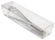 InterDesign Linus Drawer Organizer, 4"x16"x3", Clear