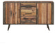 63" Modern Rustic Natural Buffet Server