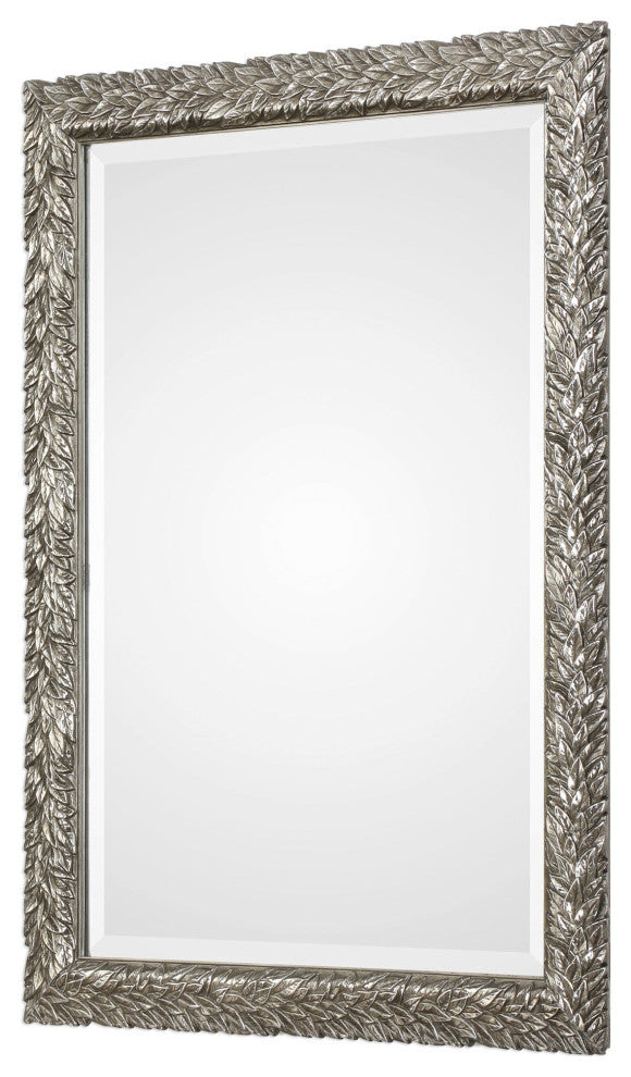 Uttermost Evelina Silver Leaves Mirror