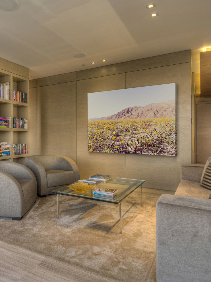 "Mountain View" by Morgan Hartley Painting Print Wrapped Canvas, 18x12