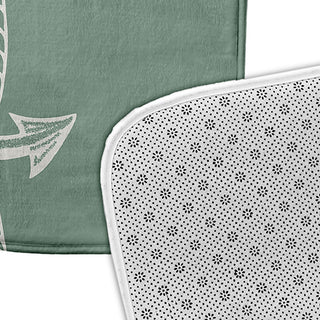 24" x 17" Anchored Bathmat, Sage