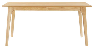 Juxtapose 63" Rectangle Dining Table, Oak Oak