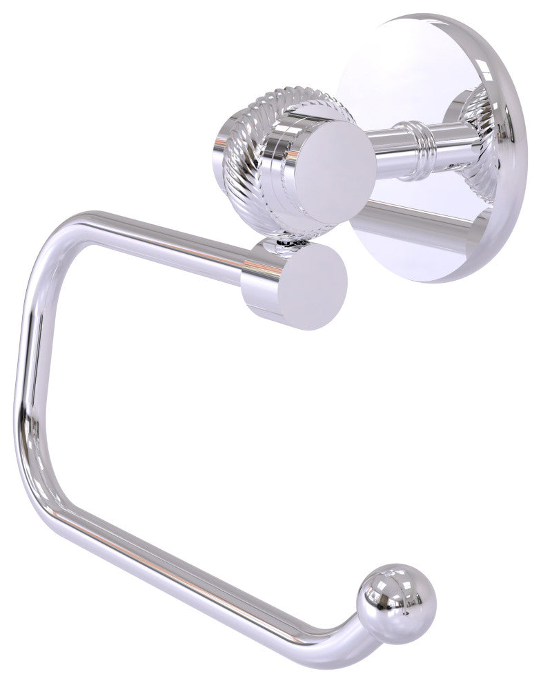 Satellite Orbit Two Euro Twist Accent Toilet Tissue Holder, Polished Chrome