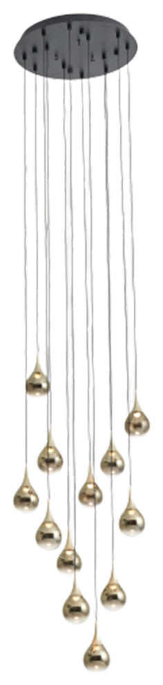 PAOPAO Pendant P12, Champagne Gold