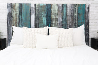 Handcrafted Headboard, Hanger Style, Industrial Mix, King