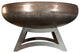 Ohio Flame Liberty Round Steel Fire Pit, 24" Round, Hollowed Base