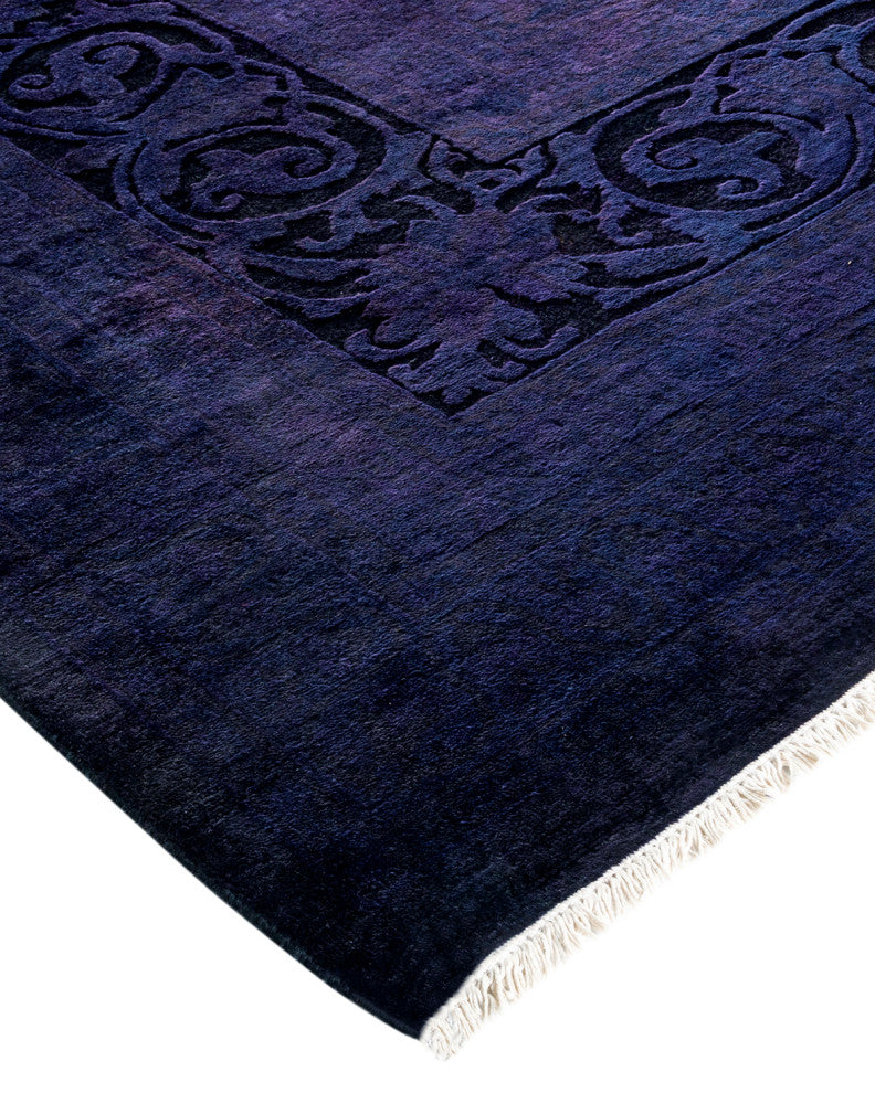 Fine Vibrance, One-of-a-Kind Handmade Area Rug Purple, 17'7"x11'10"