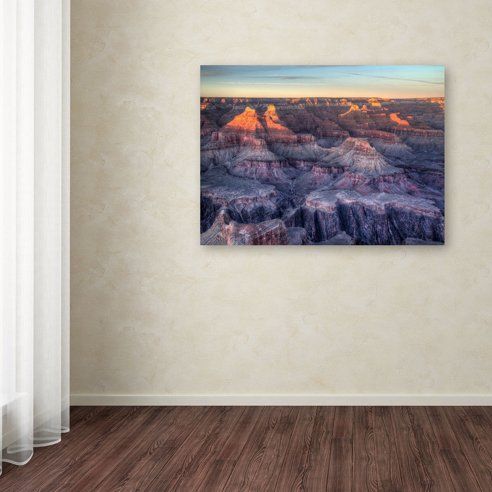 'Grand Canyon Sunset' Canvas Art by Pierre Leclerc