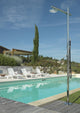 "Onda" Free Standing Shower Column, Hot and Cold, Hand Spray and Hose