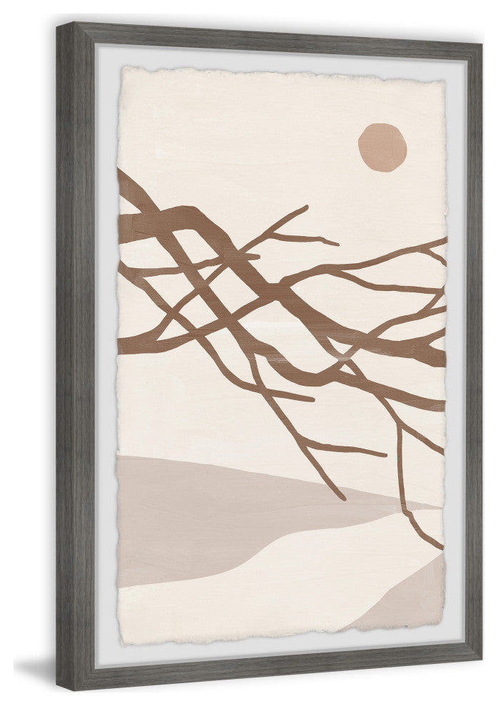 "Overlooking Branches" Framed Painting Print, 16x24