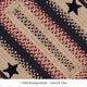 Homespice Decor 6 x 9' Rectangle Primitive Star -Gloucester Jute Braided Rug